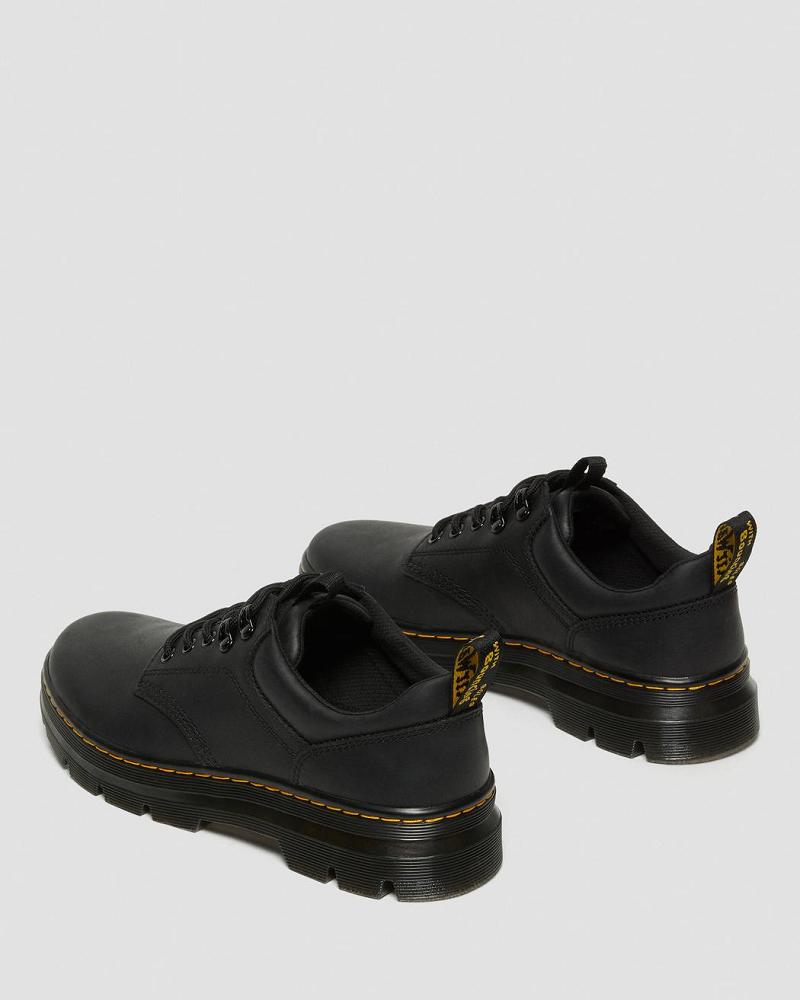 Dr Martens Reeder Wyoming Læder Brugssko Herre Sort | DK 644LIS